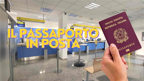 Richiesta di rilascio e rinnovo del passaporto presso l'Ufficio Postale